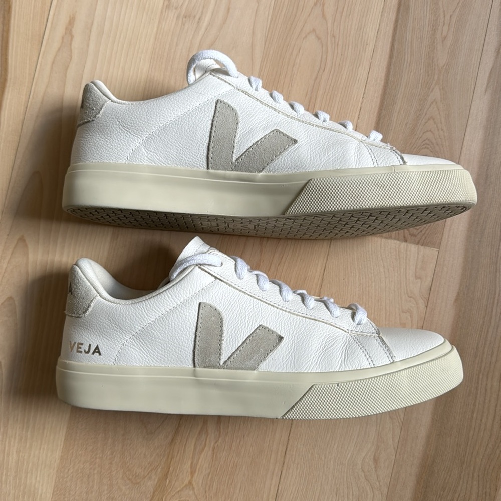 Veja Campo Chromefree Leather White Natural 9 40